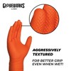 GLOVEWORKS Heavy-Duty Orange Nitrile Gloves with Raised Diamond Texture- Industrial Grade - Great for Auto Repair, Mechanics, Janitorial, Food Service - 4 of 4