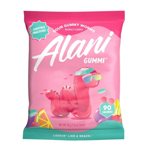 Alani Sour Gummy Worms - 1.8oz : Target