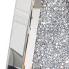 HomeRoots 12" Silver Faux Crystal And Mirrored Glass Table Vase - 4 of 4