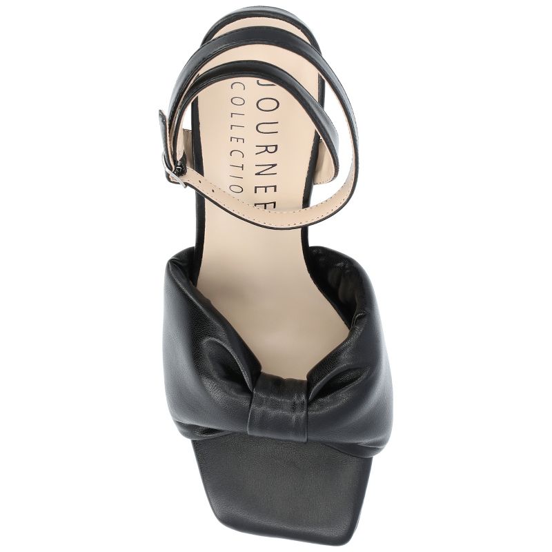 Journee Collection Womens Lottey Tru Comfort Foam Mid Heel Ankle Strap Sandals, 5 of 11