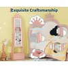 Kids Jewelry Cabinet with Full-Length Mirror, Freestanding Armoire with LED, Storage Drawers, Jewelry Organizer, Princess Theme - 3 of 4
