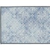 Blue 18" x 30" Round Indoor Area Rug - 4 of 4