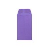JAM Paper #6 Coin Business Colored Envelopes 3.375 x 6 Violet Purple Recycled 100/Pack (356730560B) - 2 of 2