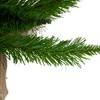 Northlight 2 FT Mini Balsam Pine Artificial Christmas Tree in Burlap Base, Unlit - 2 of 4