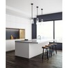Kira Minimalist One-Light Pendant - Modern Steel Design for Kitchen or Living Area - 4 of 4