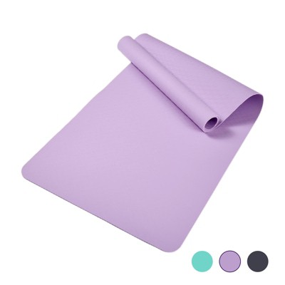 Yoga Mat, Exercise Yoga Mat with Non-Slip Design, 72" x 24" TPE Exercise Mat, Multi-Purpose Workout Mat for Women, Pilates Fitness and Floor Exercises
