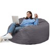 CAVINAS Polyester Oversized Bean Bag Chair,Lazy Sofa Chair with Detachable and Washable Covers,Lounge Chair for Living Room - 2 of 4