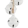Northlight Cascading Christmas Jingle Bell Ornaments - 13.5" - White - Set of 2 - 4 of 4