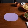 Unique Bargains Trivet Oval Rope Coaster Cotton Non-Woven Fabric 12.6"x8.66"x0.31" - 2 of 3