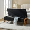 Nana Storage Bench With Solid Wood Legs | ARTFUL LIVING DESIGN - 4 of 4