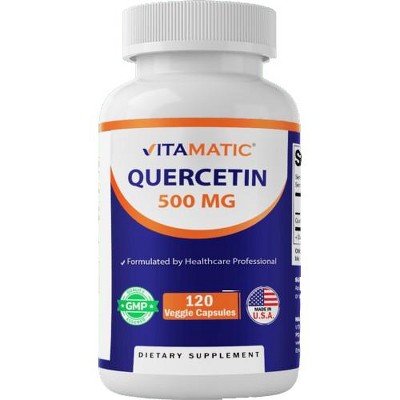Quercetin 500 mg - 120 Vegetable Capsules