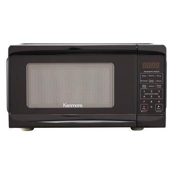 [Yamazen] Microwave Oven, Large Capacity, 23L, Flat Table, Single Function,  Hertz-Free, Equipped with 13 Auto Menus, Simple Operation, Black