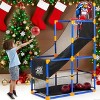 Joyfy Basketball Hoop, Arcade Basketball Game Set For Kids Ages 3-12 With 4 Balls Air Pump, Kids Toys Indoor Outdoor Sport Play Easy Set Up Boy Gifts - 2 of 4