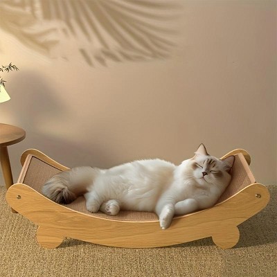 Boersma U-Shaped Cat Scratching Bed and Lounge – Durable Scratch Pad & Cozy Resting Spot for Cats