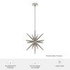 Hunter Fans 18.5" Jupiter Star Ceiling Light Brushed Nickel Finish 12-Bulb Pendant Fixture - 3 of 4