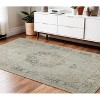 Tan And Light Green Medallion Area Rug - 2 of 4