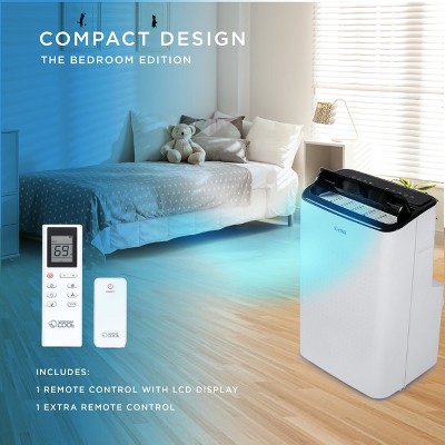 Commercial Cool 9,000 BTU White Portable Air Conditioner with Wi-Fi and Remote