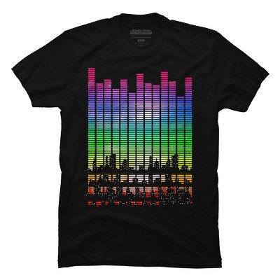 Men's Design By Humans Music City By clingcling T-Shirt