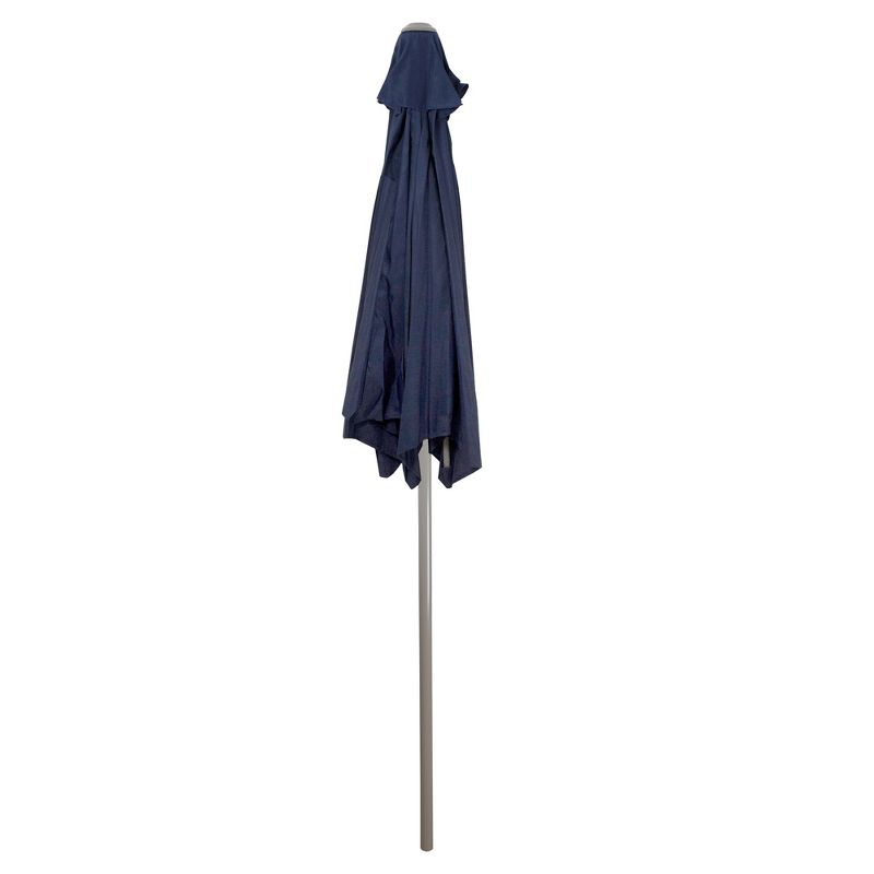 Northlight 7.5ft Outdoor Patio Market Umbrella with Hand Crank, Midnight Blue, 4 of 6