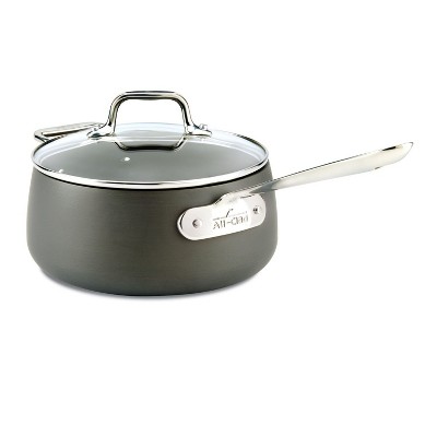 All-Clad 3.5 Quart Nonstick Sauce Pan with Lid, HA1 Hard Anodized Cookware