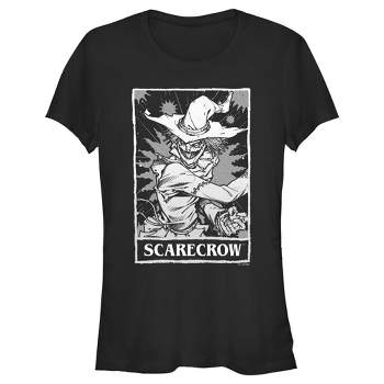 Juniors Womens Batman Scarecrow Tarot T-Shirt