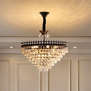 Artloge Vintage Clear Crystal Chandeliers Dinning Room Hallway Ceiling Pendant Fixture - 1 of 4