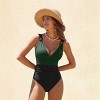Women's Chic Color Block One-Piece Swimsuit - Cupshe - 2 of 4