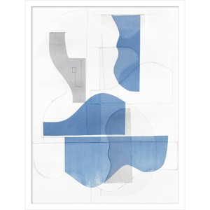 19" x 25" Pottery II Forms by Rob Delamater Wood Framed Wall Art Print - Amanti Art: Modern Decor, Lithograph, Hardwood Frame, Wire Mount - 1 of 4