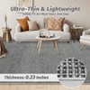 Boho Waffle Print Soft Low Pile Washable Area Rug Indoor Carpet for Living Room Bedroom Dining Room - image 4 of 4