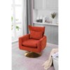 CAVINAS Linen Swivel Accent Chair with Wraparound Backrest,Comfy Upholstered Swivel Living Room Chairs,Reading Chairs for Living Room - 2 of 4
