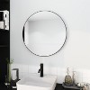 Racxily Bathroom Mirror, Black Aluminum Frame Wall Mounted Mirror - 4 of 4