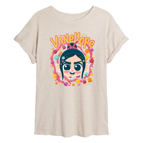 Women's - Disney - Vanellope & Candy Oversized Graphic T-Shirt - image 1 of 4