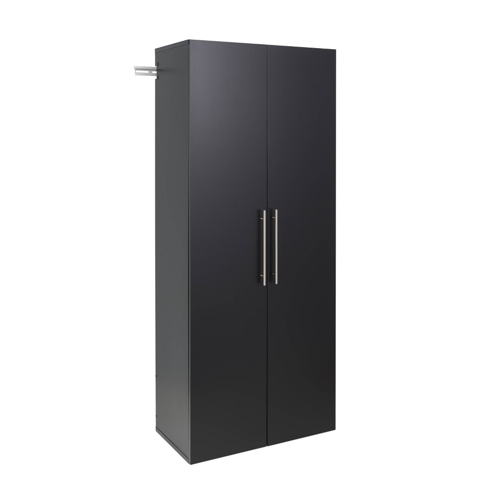 Photos - Wardrobe Hangups Shoe Storage Cabinet Black - Prepac