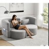 Double Corduroy Folding Floor-to-Ceiling Sofa Bed with Space-Saving, No Assembly, and Multi-Purpose - 3 of 4