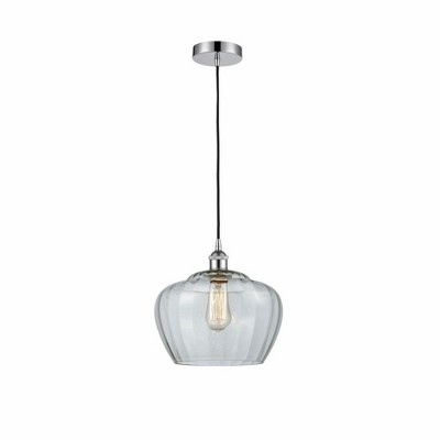 Fenton - 1 Light Mini Pendant In Industrial Style-11.5 Inches Tall and 11 Inches Wide