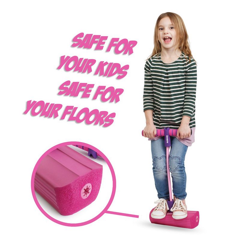 New Bounce Foam Pogo Stick Jumper Safe for Kids, Bouncy Toy, Fun Foam Hopper, 3 of 4