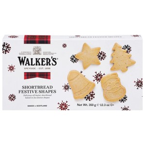 Walkers Shortbread Large Festive Shapes Holiday Cookies - 12.30oz - 1 of 4