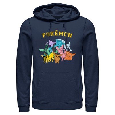 Men's Pokemon Eeveelutions Pull Over Hoodie