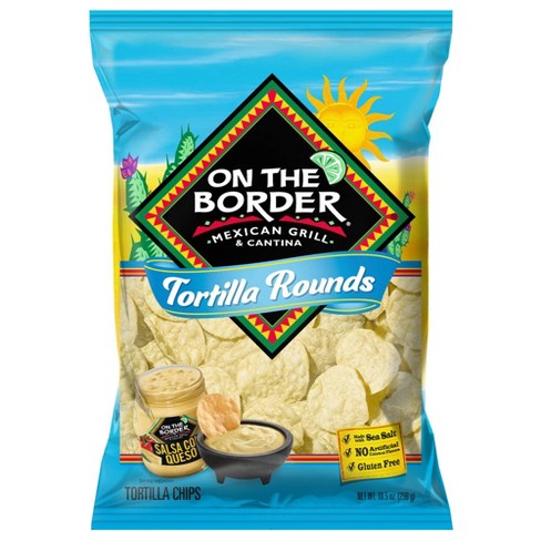 On The Border Café Style Tortilla Chips - 11oz