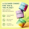 Palm Naki Bamboo Toilet Paper 3-Ply, Mega Rolls 360 Sheets/Roll, Strong & Gentle, Tree-Free Septic-Safe - 3 of 4