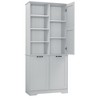 Chery Life Bathroom Storage Cabinet with Doors and Drawers, Tilt-Out Laundry Hamper, Multiple Storage Space, Freestanding Style - 3 of 4