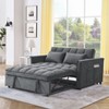 NicBex 54" Loveseat,Modern Pull-Out Velvet Loveseat Sofa with Adjustable Backrest,Convertible Couch for Living Room,Apartment - 2 of 4