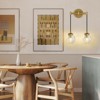 CityFurn 2-Light Modern Bathroom Wall Sconce with Globe Glass - 4 of 4