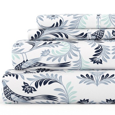 Floral & Paisley Patterns 4PC Sheet Set - Extra Soft, Easy Care - Becky Cameron