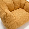 Spassway Chenille Sofa with Armrest Bean Bag for Living Room Single Upholstered Sofa Chair for Bedroom - 4 of 4
