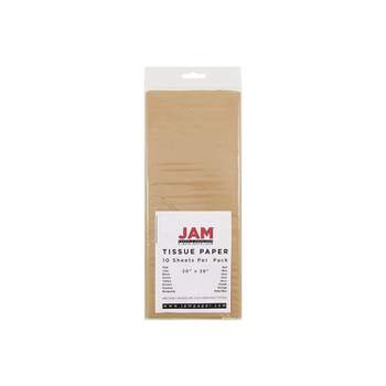JAM Paper Gift Tissue Paper Tan Brown 10 Sheets/Pack 1152350