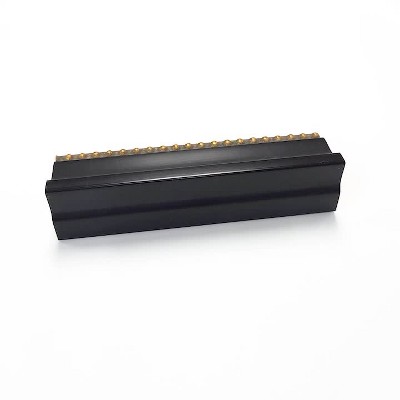 Ashton Black Wood Picture Frame with Gold Beaded Edge
