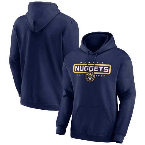 Nba Denver Nuggets Youth Gray Long Sleeve Light Weight Hooded Sweatshirt :  Target
