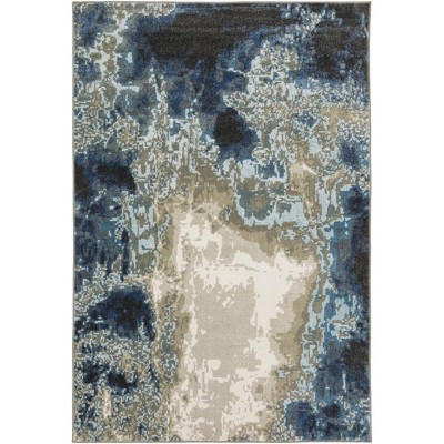 Oriental Weavers Venice 4151Z Blue/ Grey Indoor Area Rug - 5'3" x 7'3"