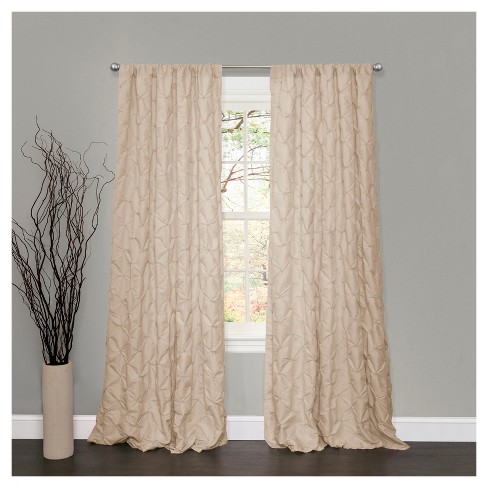 Lake Como Window Curtain Taupe 84 X50 Lush Dcor Target